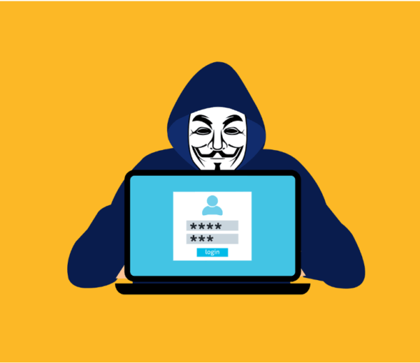 Free hacker anonymous cybersecurity vector